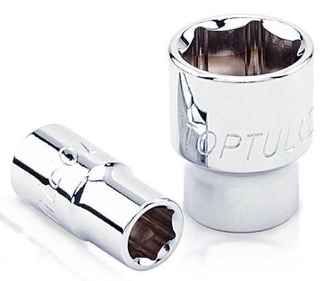 Kunci Sock 1/4" DR. 6PT Sockets 5/16" Toptul BBEA0810-0