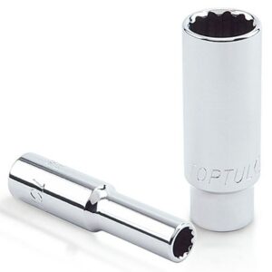 Kunci Sock 1/4" DR. 12PT Deep Sockets 9/16" Toptul BBEF0818-0