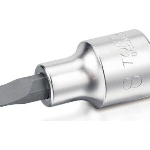 Kunci Sock 1/4" DR. Slotted Bit Sockets 0.6x4.5mm Toptul BCCA084E-0