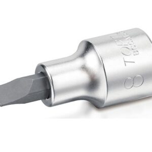 Kunci Sock 1/4" DR. Slotted Bit Sockets 1.0x5.5mm Toptul BCCA085E-0