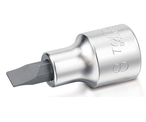 Kunci Sock 3/8" Slotted Bit Socket 10mm Toptul BCCA1210-0