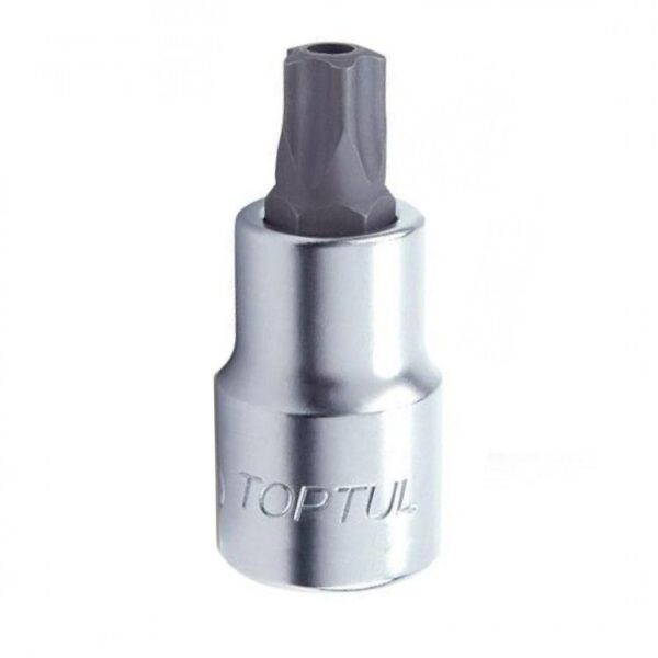 Kunci Sock Star Bit Socket 1/4" 6.3mm SQ T27mm TOPTUL BCFA082752-33254