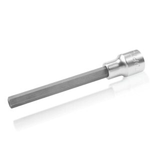 Kunci Sock Hex Bit Sockets Satin 1/2" DR 10 140 mm TOPTUL BCIA161010-0