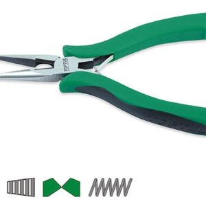 Tang Lancip Pro-Series Electronics Long Nose Pliers 6" Toptul DFCJ2206-0
