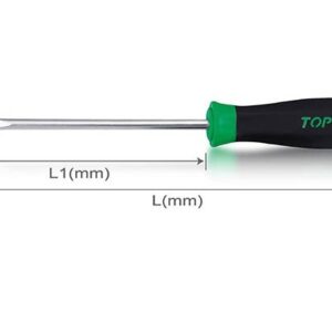 Obeng Slotted Anti-Slip Screwdrivers 0.8x4 mm Toptul FAAB0410-0