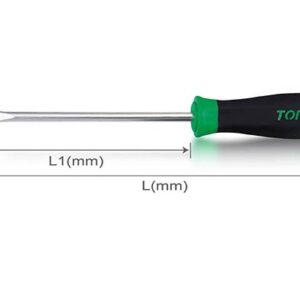 Obeng Slotted Anti-Slip Screwdrivers 1.2x6.5 mm Toptul FAAB6E15-0