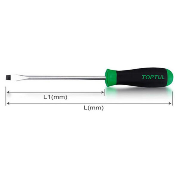 Obeng Slotted Anti-Slip Screwdrivers 0.5x3 mm Toptul FAAB0308-34624