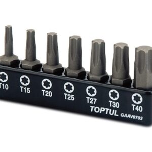 Obeng Set Star Screwdriver Bit Set 7 Pcs 1/4" (H) Toptul GAAV0702-0