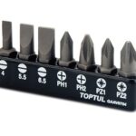 Obeng Set Screwdriver Bit Set 7 Pcs 1/4" (H) Toptul GAAV0704 -0