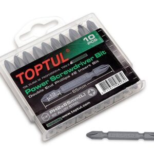 Obeng Set Power Screwdriver Bit Set 10 Pcs Toptul GAAW1001-0