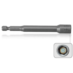 Kunci Sock 1/4" Hex Sank Magnetic PWR Nut Setter Toptul BEAB0808-0