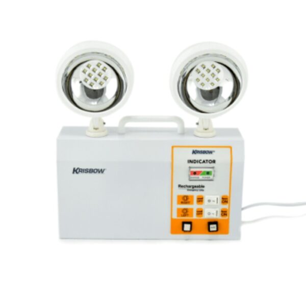 Lampu Darurat Twin Spot Krisbow 10033394-0