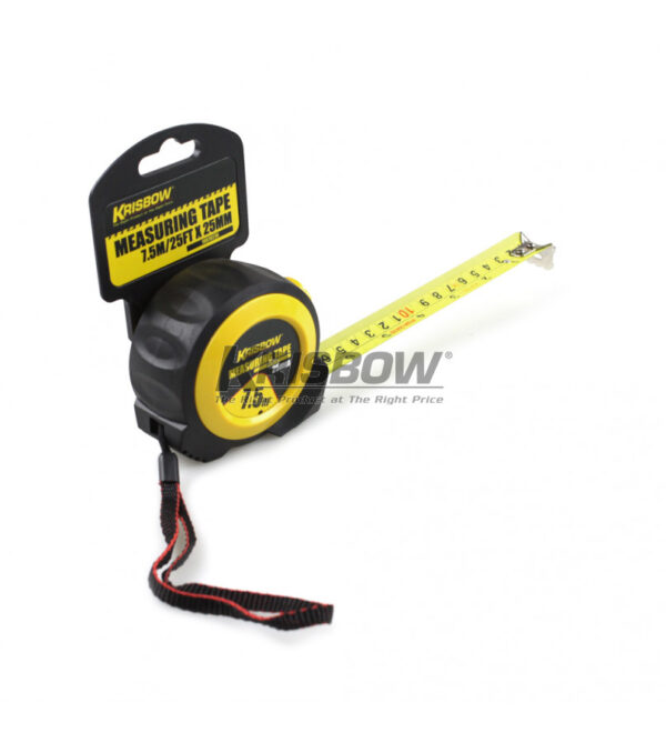 METERAN MEASURING TAPE 7.5MX25MM KRISBOW 10070236-23553