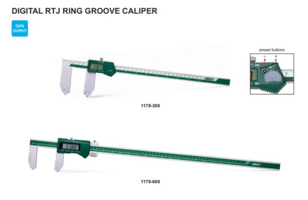JANGKA DIGITAL RTJ RING GROOVE CALIPER 10-600mm/0.4-24" INSIZE 1179-600-25338