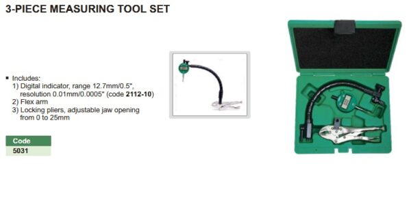 Measuring Tool Set 3 Pcs Insize 5031-23448