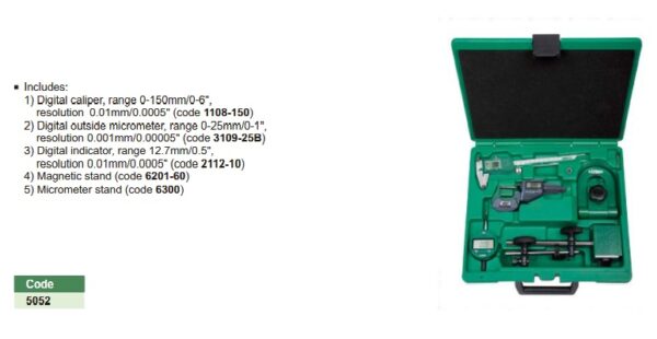 Measuring Tool Set 5 Pcs Insize 5052-23456