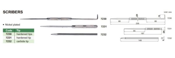 Scriber Insize 7232-23490