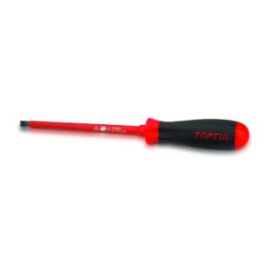 Obeng VDE Insulated Slotted Screwdrivers 1.2x6.5 mm Toptul FAEB6E15-0