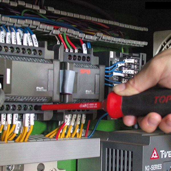 Obeng VDE Insulated Phillips Screwdrivers PH1 Toptul FBEB0110-34233