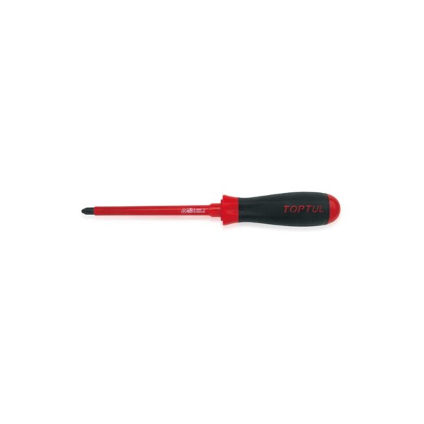Obeng VDE Insulated Phillips Screwdrivers PH1 Toptul FBEB0110-0
