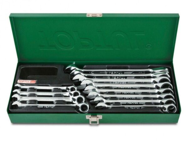 KUNCI 15deg STANDARD COMBINATION WRENCH SET TOPTUL GAAD1602-23070