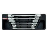 KUNCI SOCK 7pcs DOUBLE END SWIVEL SOCKET WRENCH SET TOPTUL GAAT0702-0