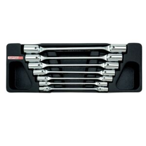 KUNCI SOCK 7pcs DOUBLE END SWIVEL SOCKET WRENCH SET TOPTUL GAAT0702-0