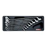 KUNCI 8pcs 75deg DOUBLE RING WRENCH SET TOPTUL GAAT0802-0