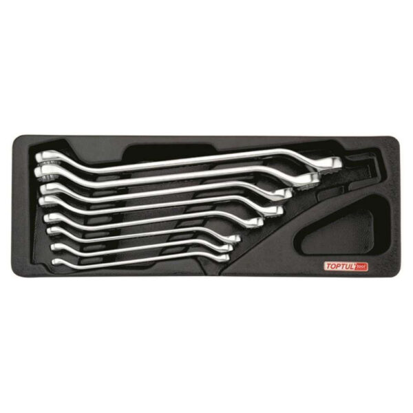 KUNCI DOUBLE RING WRENCH SET OFFSET 45 deg TOPTUL GAAT0806-0