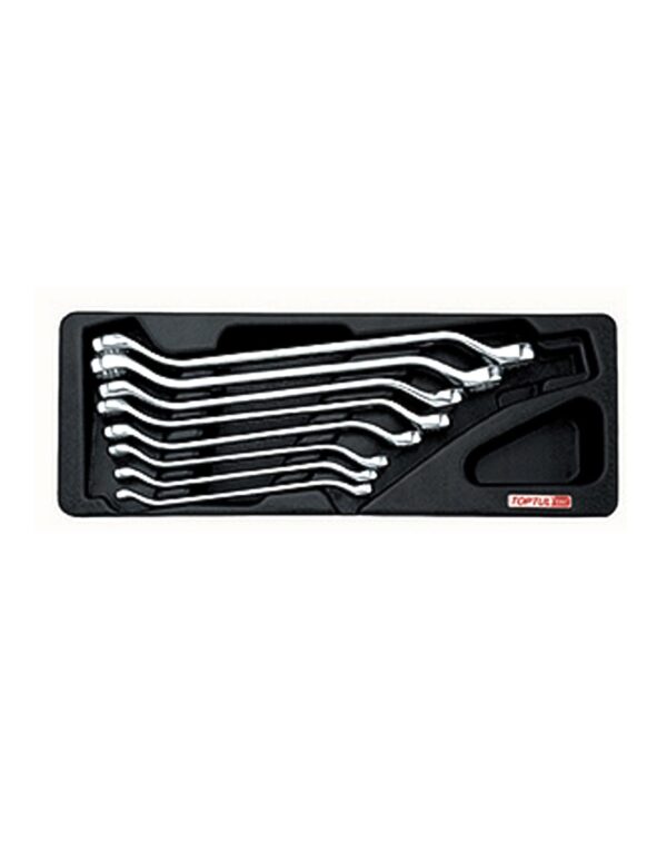 KUNCI DOUBLE RING WRENCH SET OFFSET 45 deg TOPTUL GAAT0806-23209