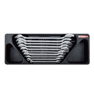 KUNCI 10pcs DOUBLE OPEN END WRENCH SET TOPTUL GAAT1003-0