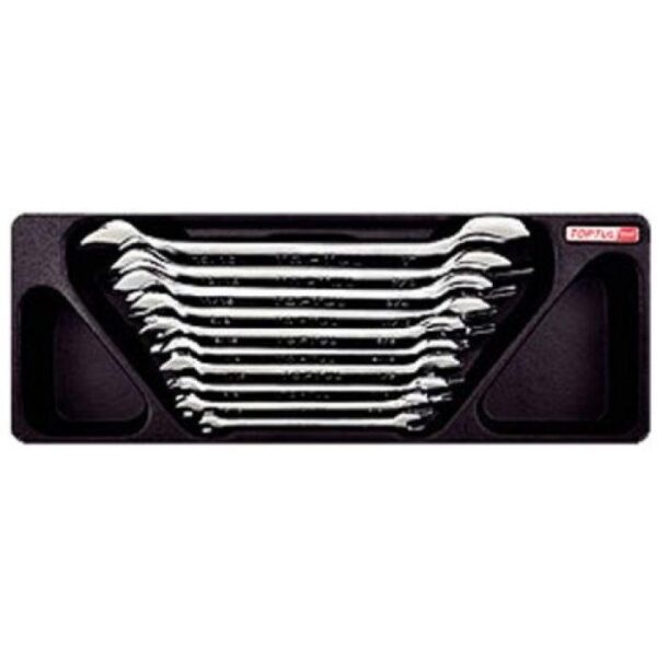 KUNCI 10pcs DOUBLE OPEN END WRENCH SET TOPTUL GAAT1003-23215