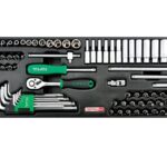 Socket & Ball Point Hex Key Wrench Set DR.6PT 1/4" 72 Pcs Toptul GCAT7202-0