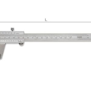 Stainless Steel Vernier Caliper 0-150mm Toptul IACA0150-0