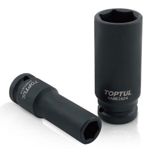kunci Sock 1/2" DR. 6PT Flank Deep Impact Sockets 14mm TOPTUL KABE1614-0