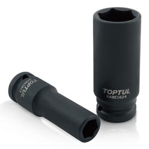 kunci Sock 1/2" DR. 6PT Flank Deep Impact Sockets 26mm TOPTUL KABE1626-0