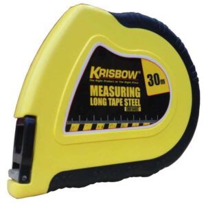 METERAN MEASURING LONG TAPE 30M STEEL KRISBOW KW0104087-0