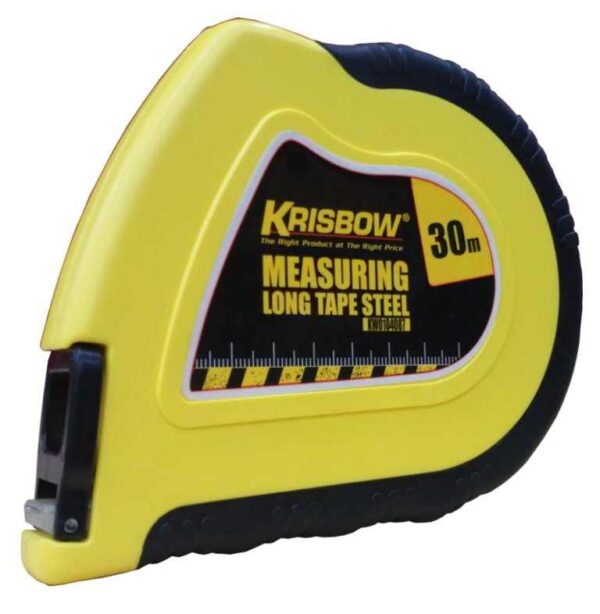 METERAN MEASURING LONG TAPE 30M STEEL KRISBOW KW0104087-23551