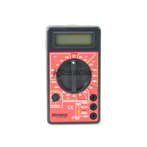 Multimeter Digital Dengan Senter KRISBOW KW0600267-24012