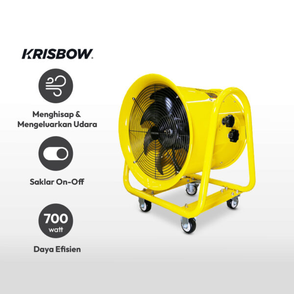 Kipas Ventilator Industrial 450 mm Krisbow KW1000647-39957