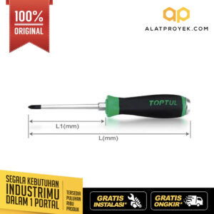 Obeng Go-Thru Phillips Screwdrivers PH3 Toptul FBGB0315-0