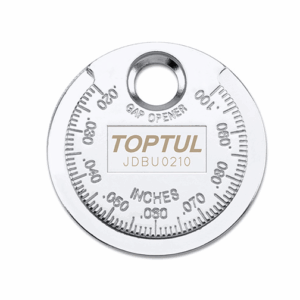 Pengukur Celah Busi Spark Plug Gap Gauge (COIN TYPE) Toptul JDBU0210-0