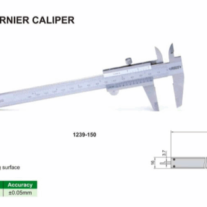 Jangka Sorong Left Hand Vernier Caliper 0-150mm/0-6" Insize 1239-150-0