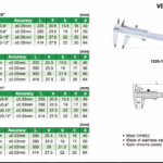 Jangka Sorong 0-200mm x 0.05mm Vernier Caliper Insize 1205-2003S-0