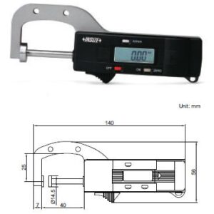 JANGKA DIGITAL SNAP GAGE 0-25mm/0-1" INSIZE 2167-25-0