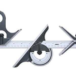 Penggaris Combination Square Set 0.5mm, 1/32" and 1mm, 1/64" Insize 2278-180-0