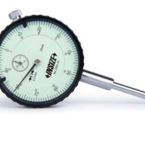 Dial Indicator flat back 25mm, 0.01mm Insize 2302-25F-0