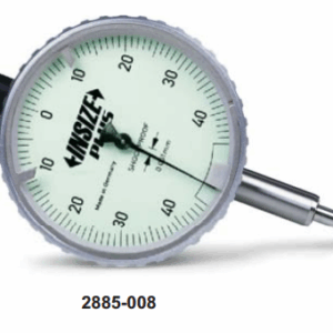 One Revolution Precision Dial Indicator (Lug Back) 0.08mm Insize 2885-008-0