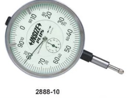 Large Dial Face Dial Indicator (Flat Back With Spare Lug Back) 10mm Insize 2888-10-0