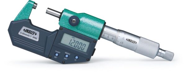 Digital Outside Micrometer (IP65) 200-225mm/8-9" Insize 3101-225A-0